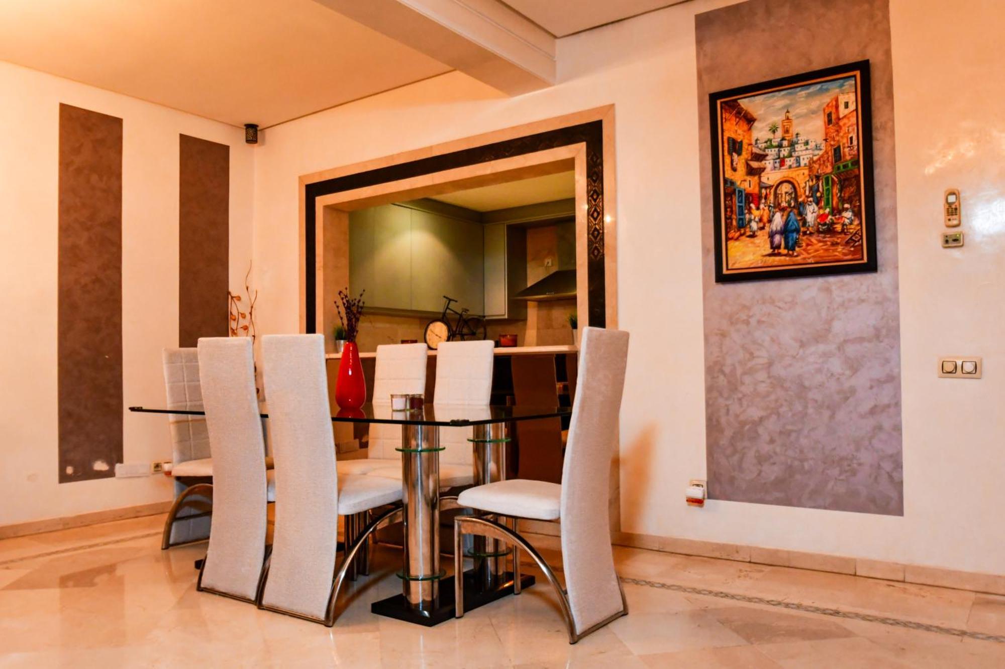 Appartement Haut Standing Gueliz Plaza Марракеш Экстерьер фото