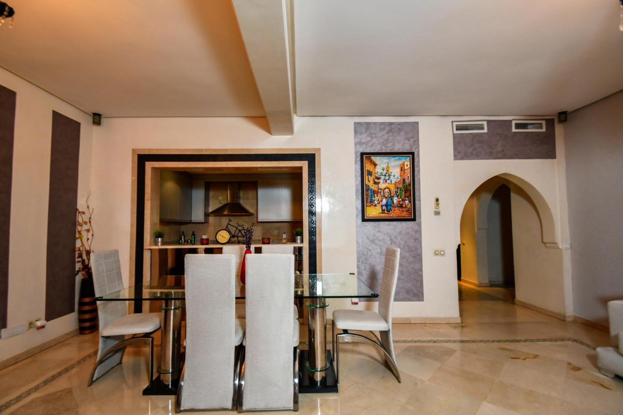 Appartement Haut Standing Gueliz Plaza Марракеш Экстерьер фото